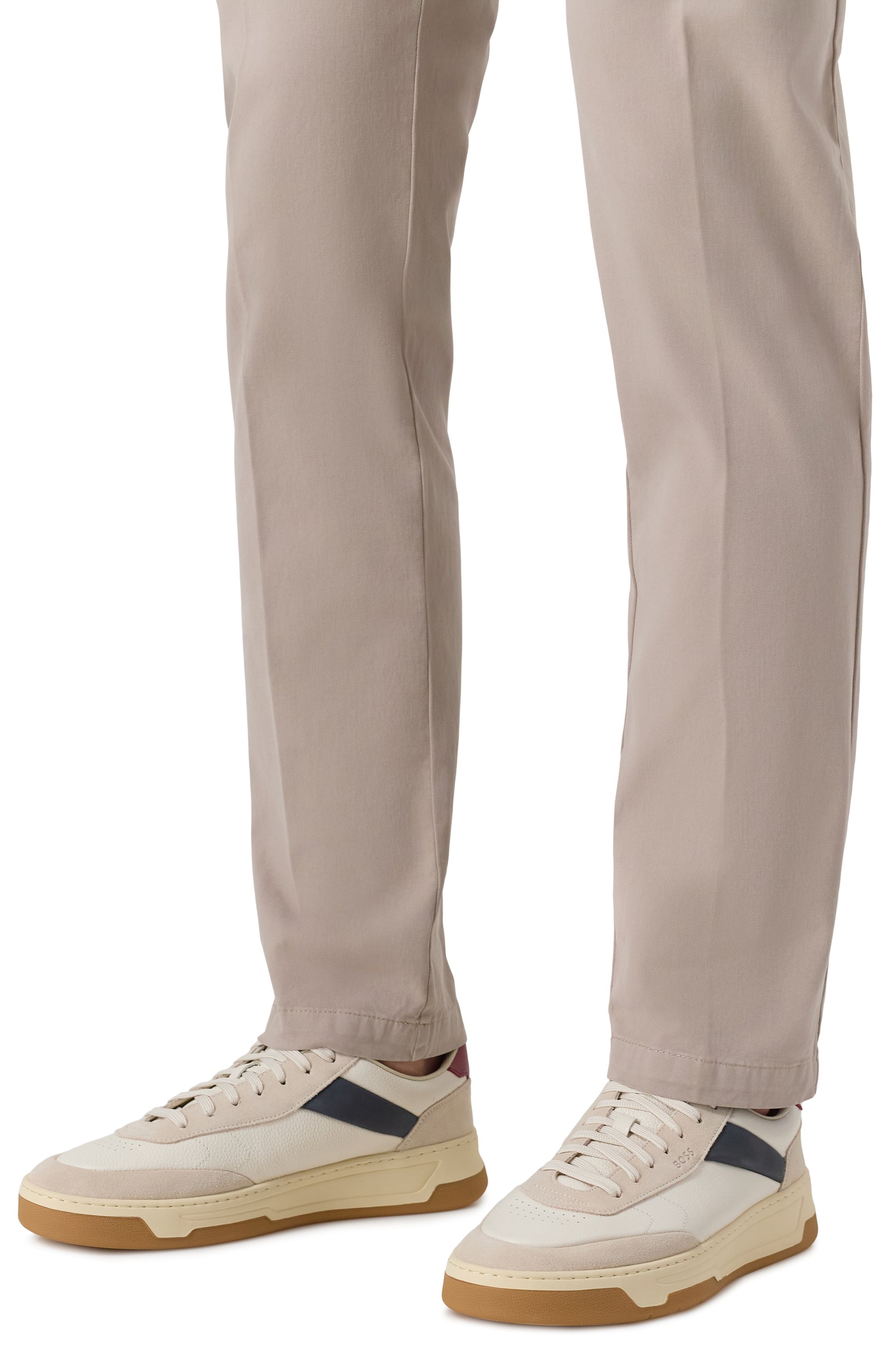 Кожаные кеды baltimore BOSS, арт. 50548705, фото 3