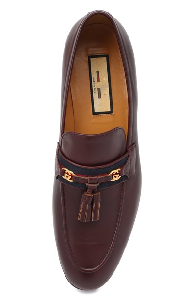 Кожаные лоферы paride GUCCI, арт. 624720/1W610, фото 5