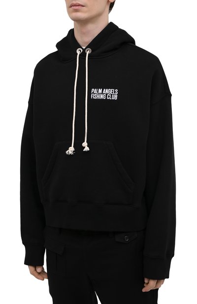 Хлопковое худи PALM ANGELS, арт. PMBB058S21FLE0011044, фото 3