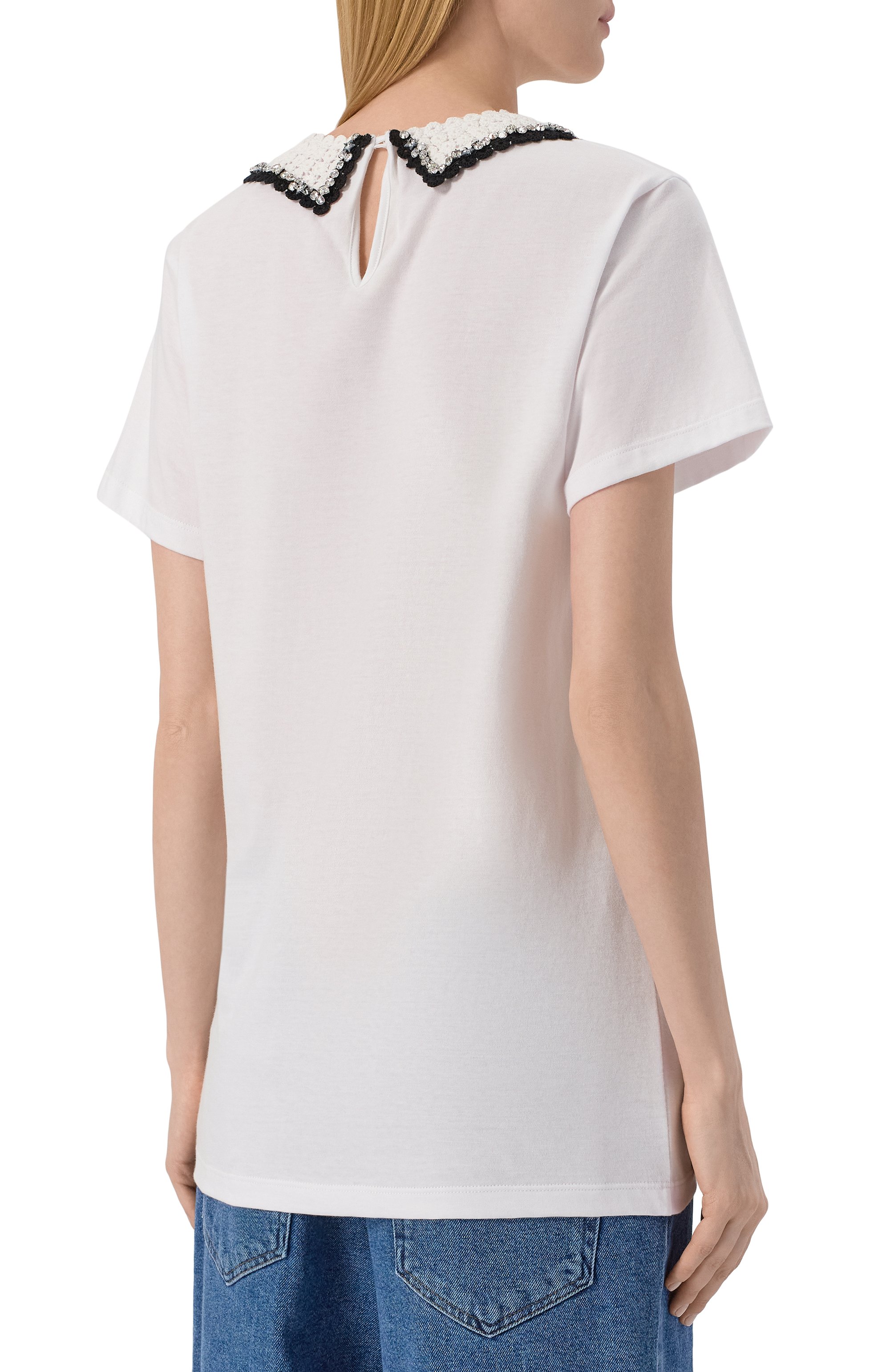 Хлопковая футболка N21, арт. 19E N2M0/F071/4157/U, фото 4