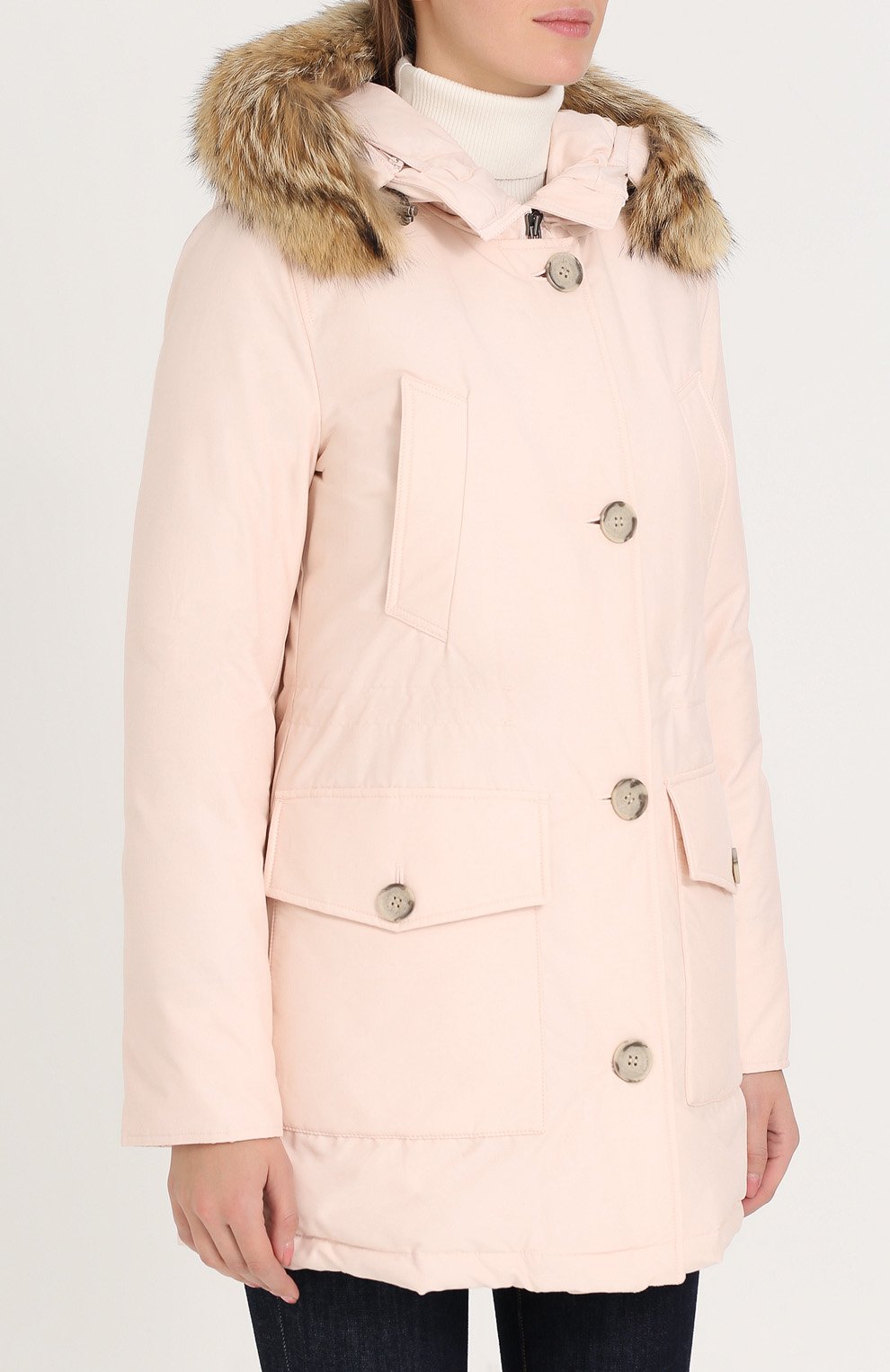 Пуховая парка с меховой отделкой капюшона WOOLRICH, арт. WWCPS2444/CN03, фото 3
