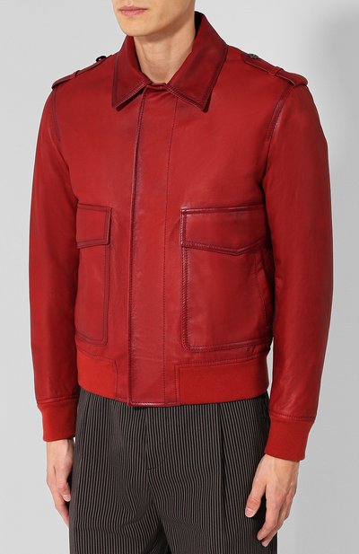 Кожаный бомбер на молнии BOTTEGA VENETA, арт. 511133/VEP00, фото 3