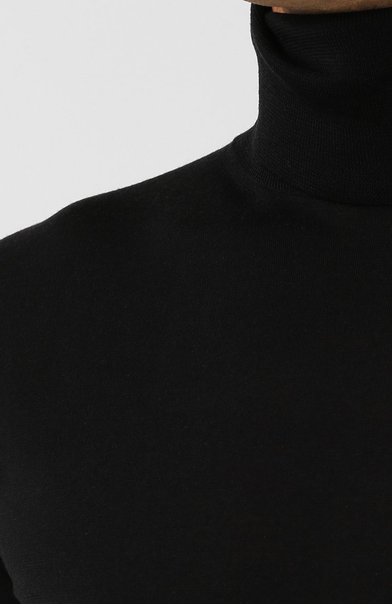 Однотонная шерстяная водолазка ZEGNA, арт. URM00/120, фото 5