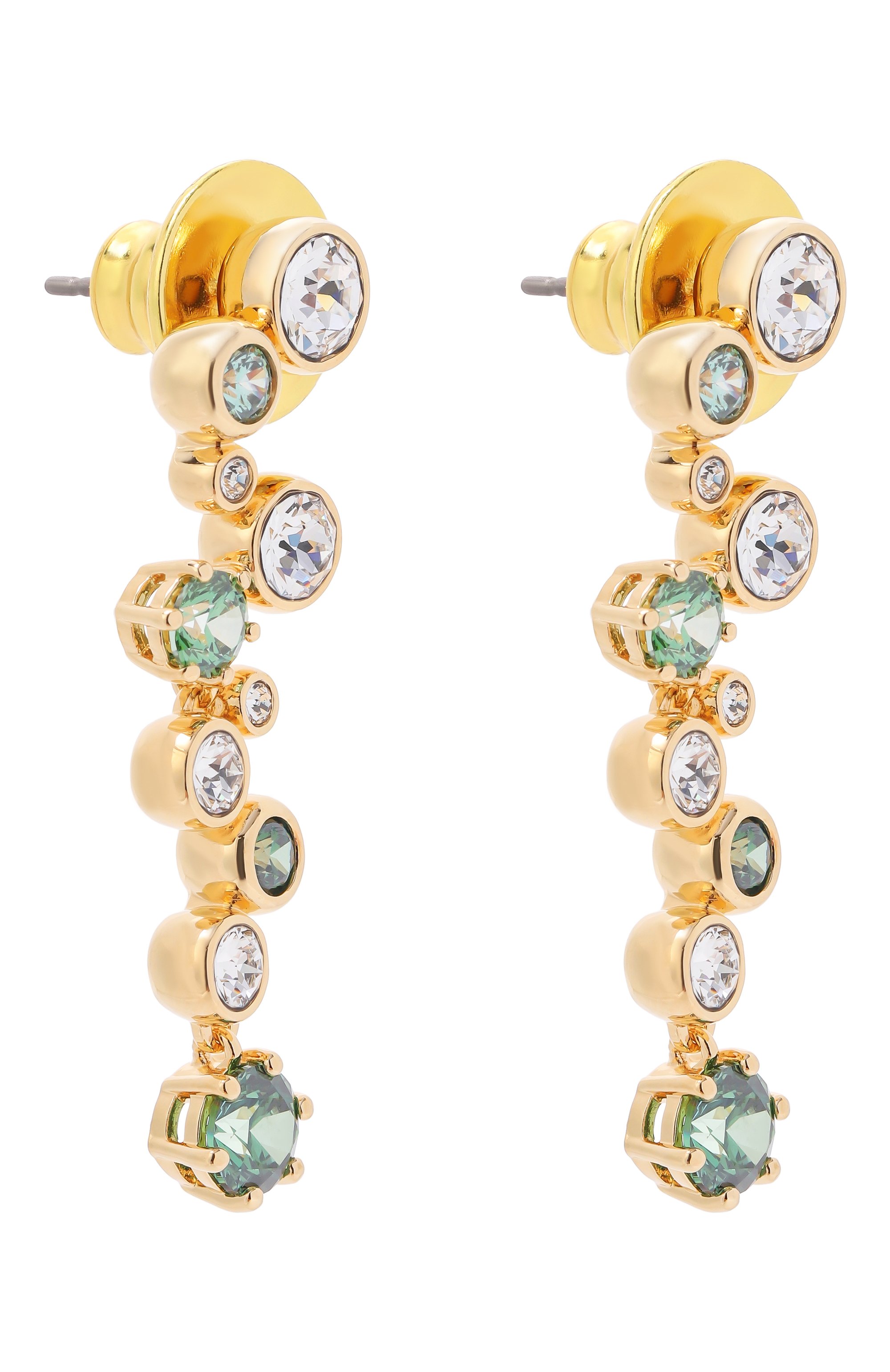 Серьги constella SWAROVSKI зеленого цвета по цене 22950 руб., арт. 5732248, фото 3 Серьги constella SWAROVSKI, арт. 5732248, фото 3