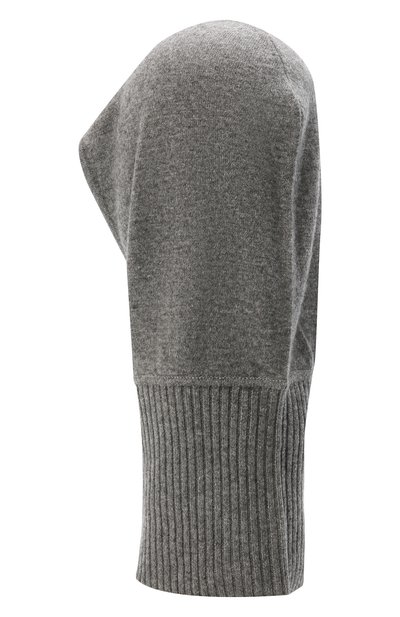 Кашемировая шапка-балаклава TEGIN серого цвета по цене 18200 руб., арт. 5230, фото 3 Кашемировая шапка-балаклава TEGIN, арт. 5230, фото 3