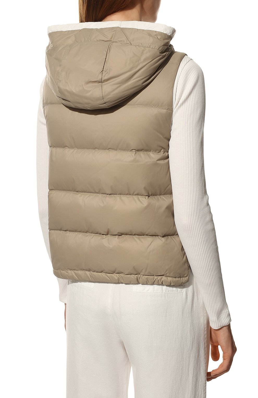 Пуховый жилет BRUNELLO CUCINELLI, арт. 221MR4052645, фото 4
