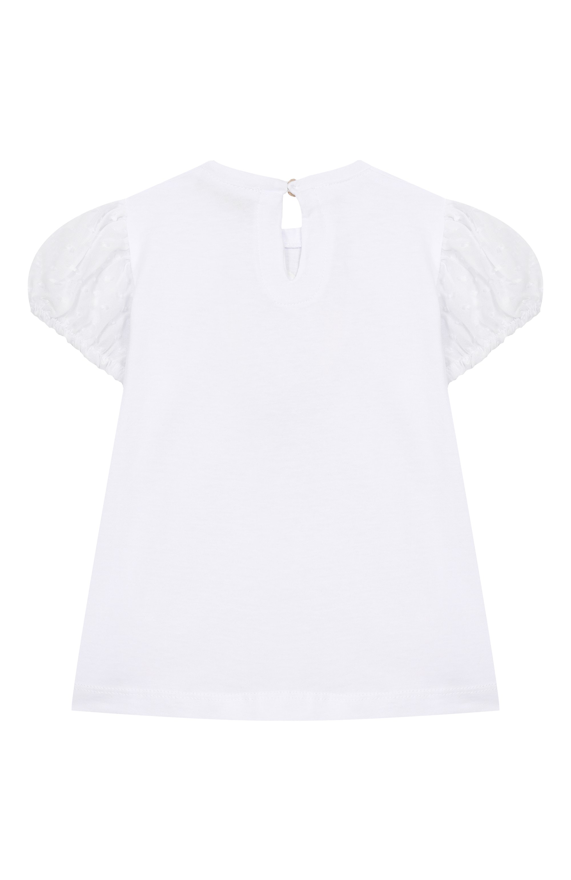 Хлопковая футболка MONNALISA, арт. 39E619, фото 2