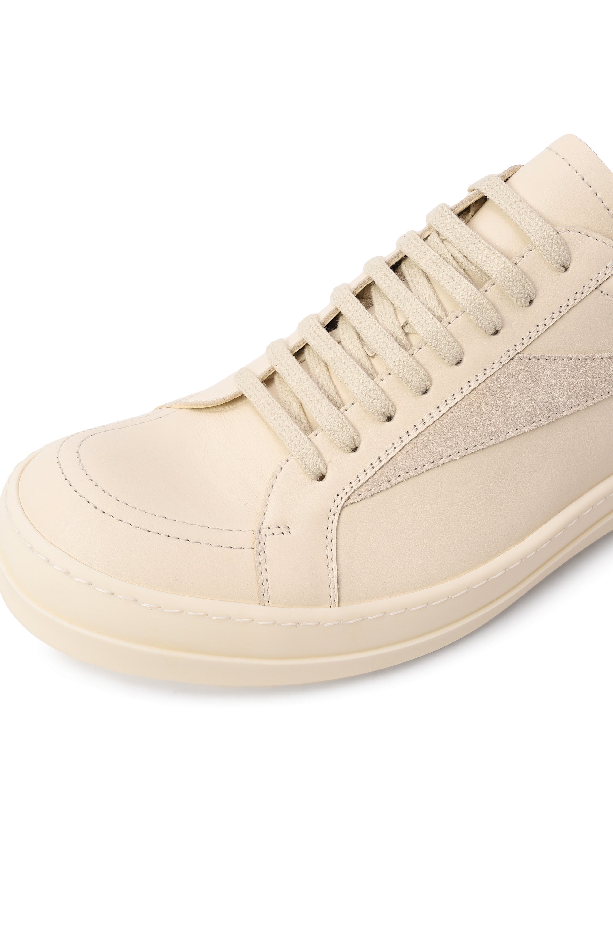 Кожаные кеды hollywood RICK OWENS, арт. RU01E5897/LC0LVS, фото 7