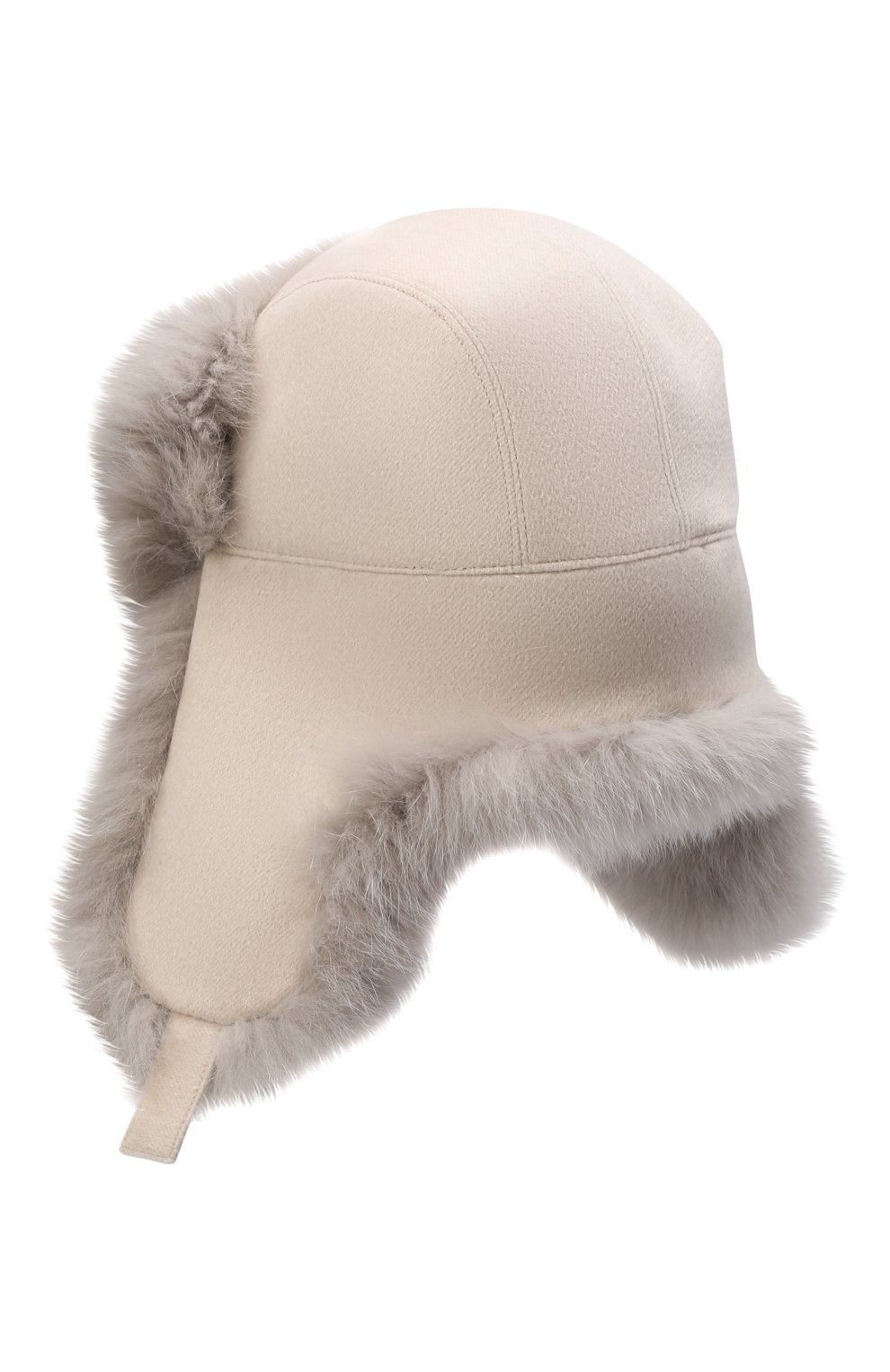 Кашемировая шапка alaskan с отделкой из меха лисы LORO PIANA, арт. FAF9414, фото 3