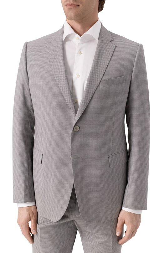 Шерстяной пиджак Emporio Armani EM002044/TE14083 Серый  EM002044/TE14083 Фото 5