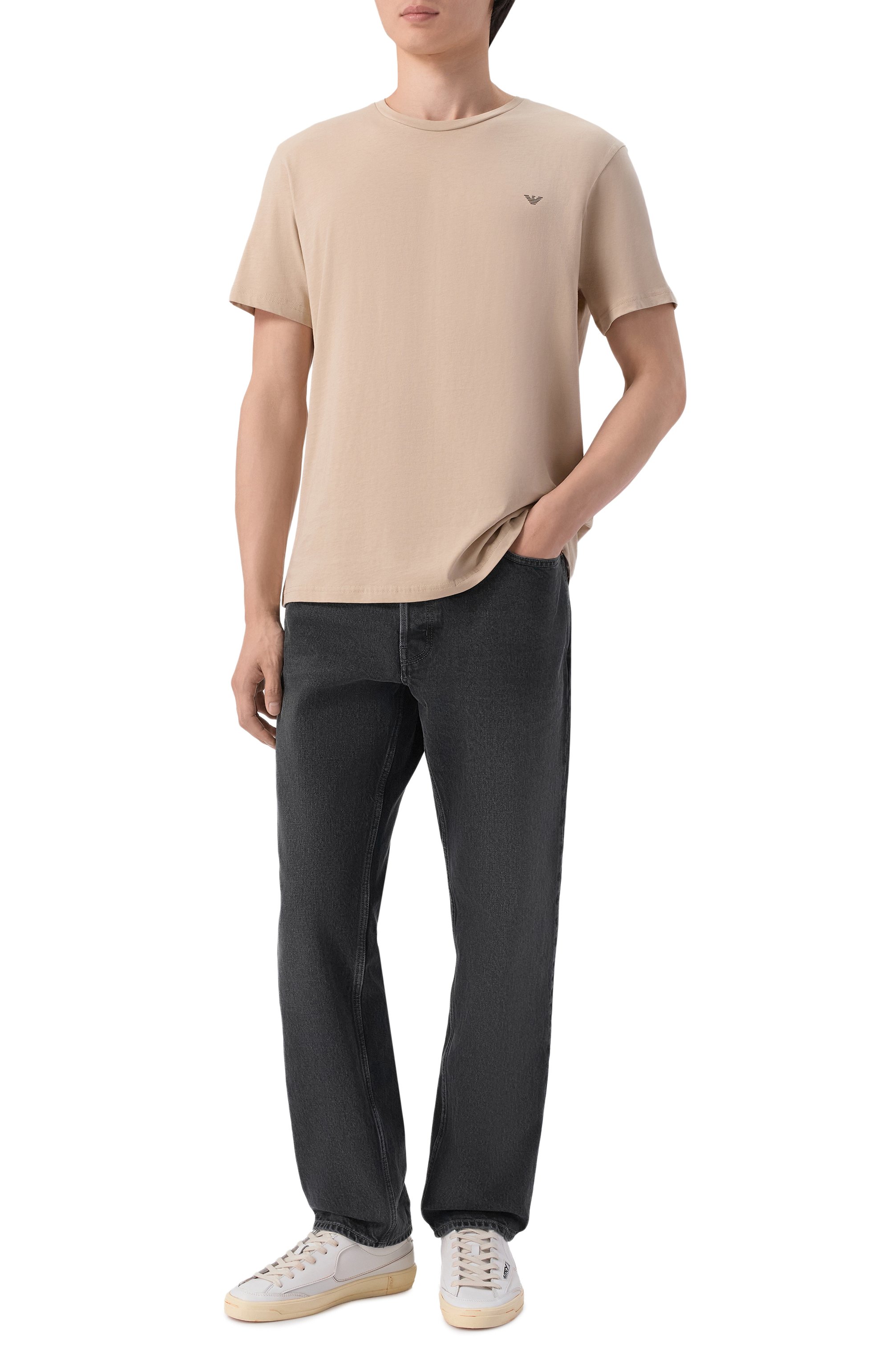 Хлопковая футболка EMPORIO ARMANI, арт. EM000574/AF20451, фото 2