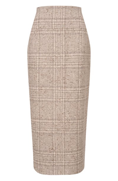 Женская кашемировая юбка MVST, арт. M25.1PW.S001/F199 CASH TWEED