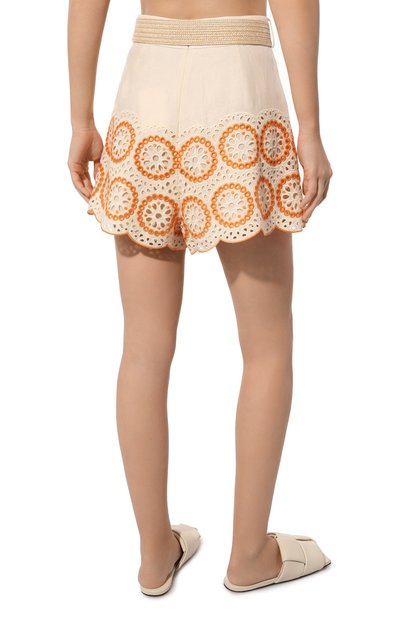 Льняные шорты ZIMMERMANN, арт. 7415ASS232, фото 4