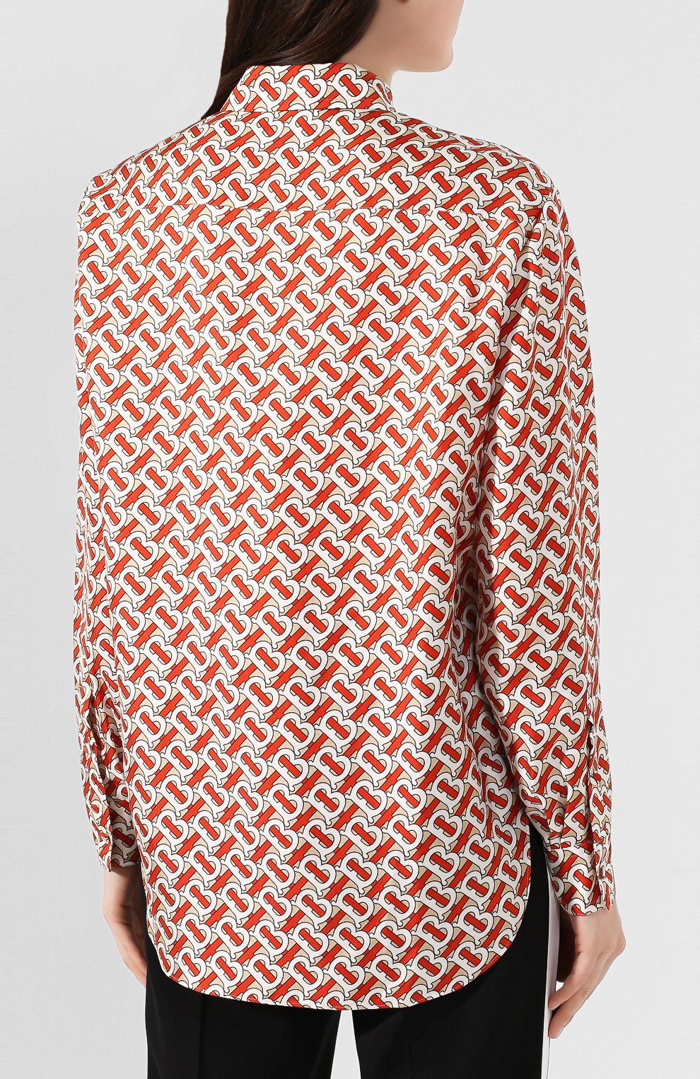Шелковая рубашка BURBERRY, арт. 8016683, фото 4