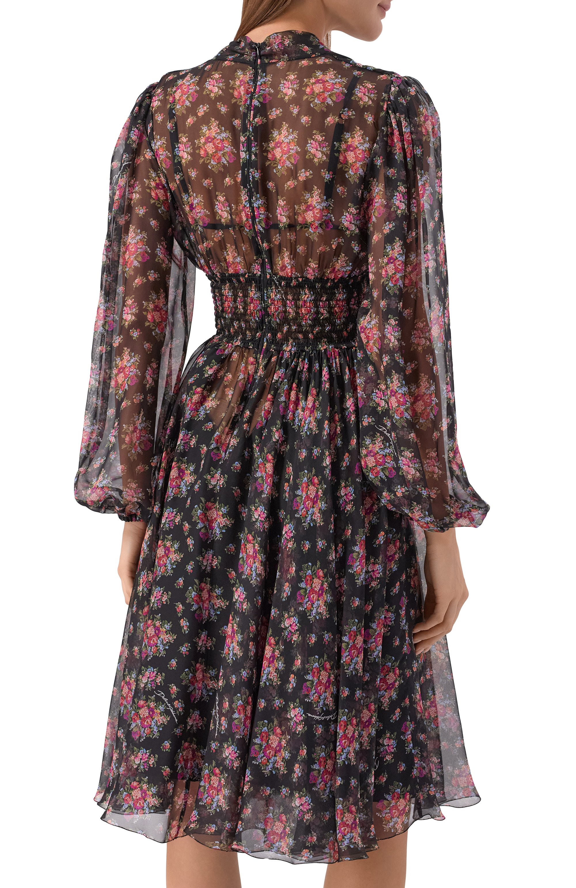 Шелковое платье DOLCE & GABBANA, арт. F60GMT/IS10F, фото 3