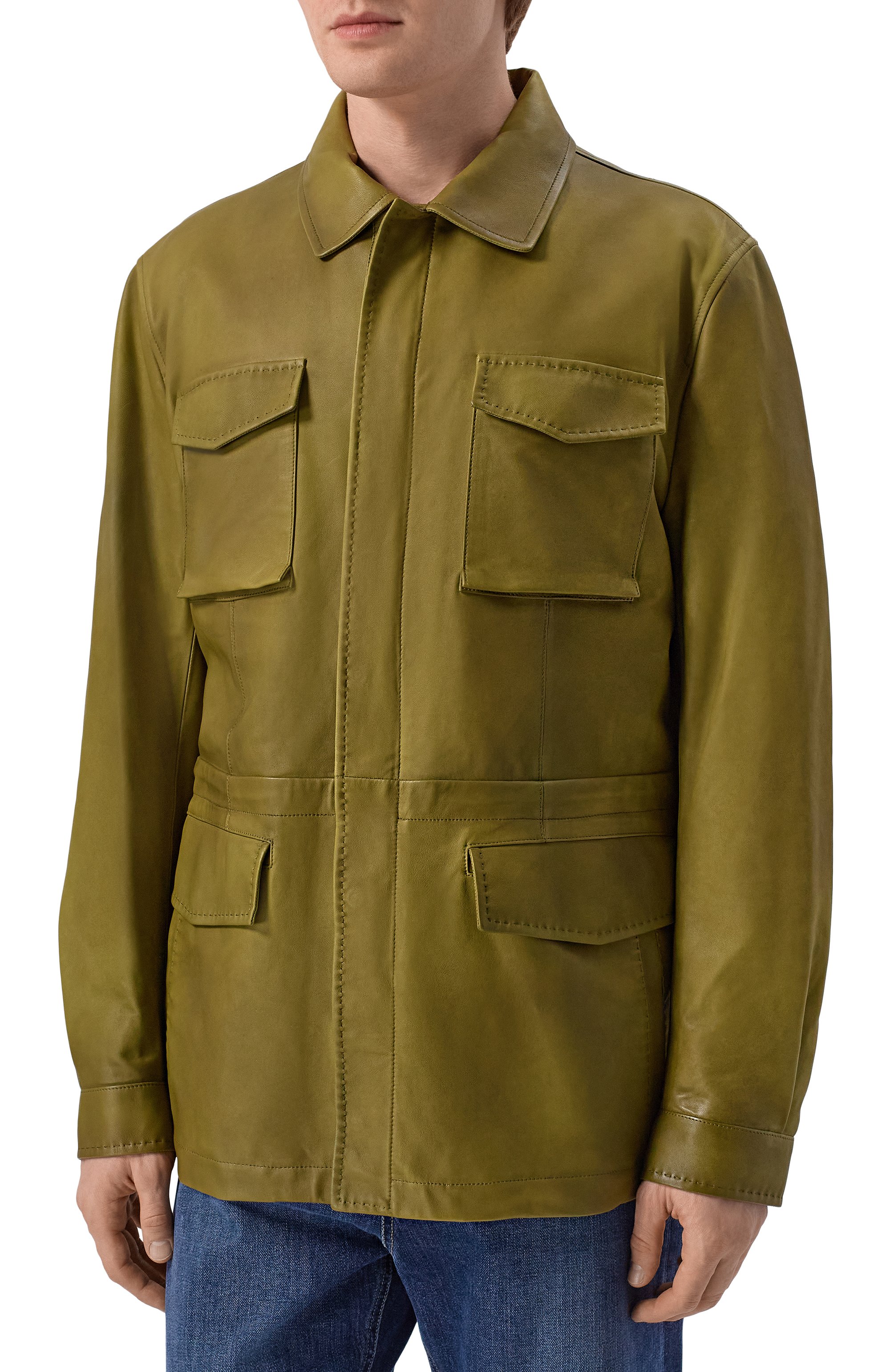 Кожаная куртка KITON, арт. UW2381V0818H, фото 3