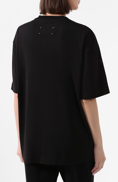 Хлопковая футболка MAISON MARGIELA, арт. S29GC0282/S22816, фото 4