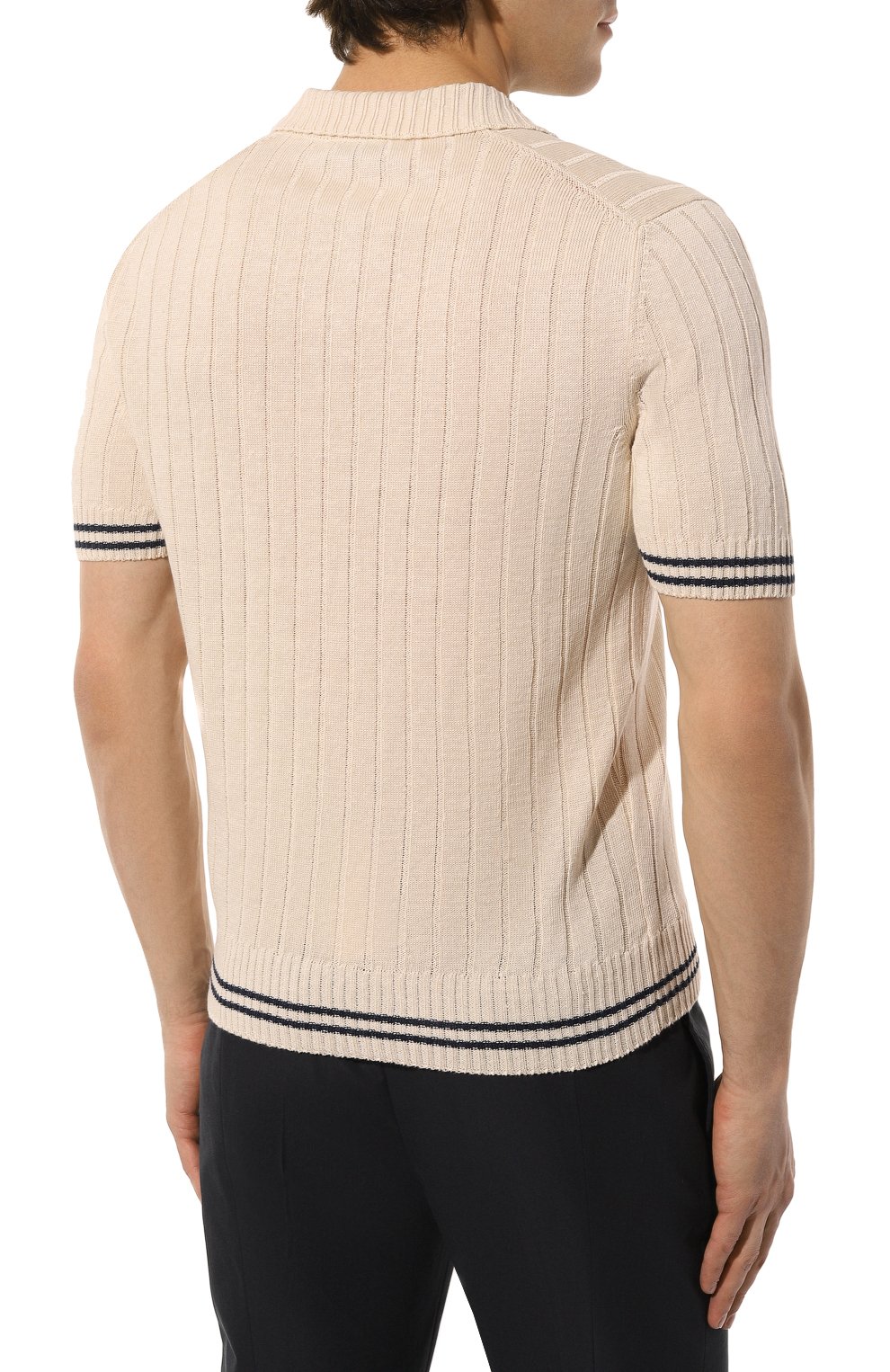 Поло изо льна и хлопка GRAN SASSO, арт. 23140/18624, фото 4