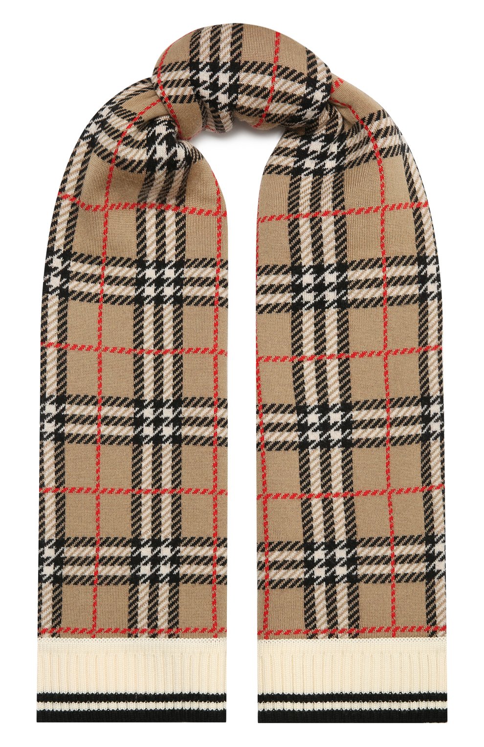 Шерстяной шарф BURBERRY, арт. 8029169, фото 1
