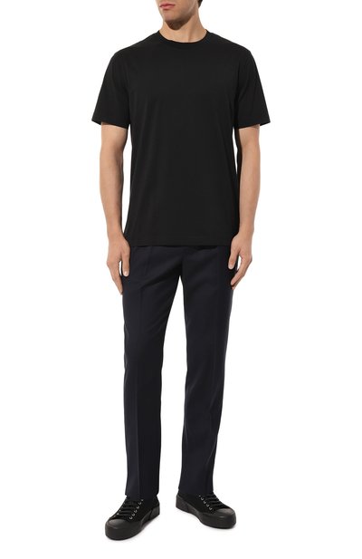 Хлопковая футболка ACNE STUDIOS, арт. FN-MN-TSHI000131BLACK, фото 2