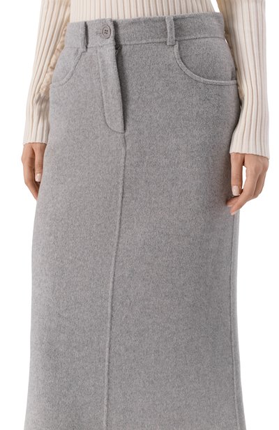 Шерстяная юбка ERIKA CAVALLINI, арт. P5WW06, фото 5