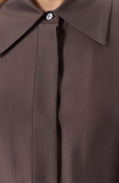 Платье из хлопка и шелка LORENA ANTONIAZZI, арт. R2579AB72A/4573R, фото 5