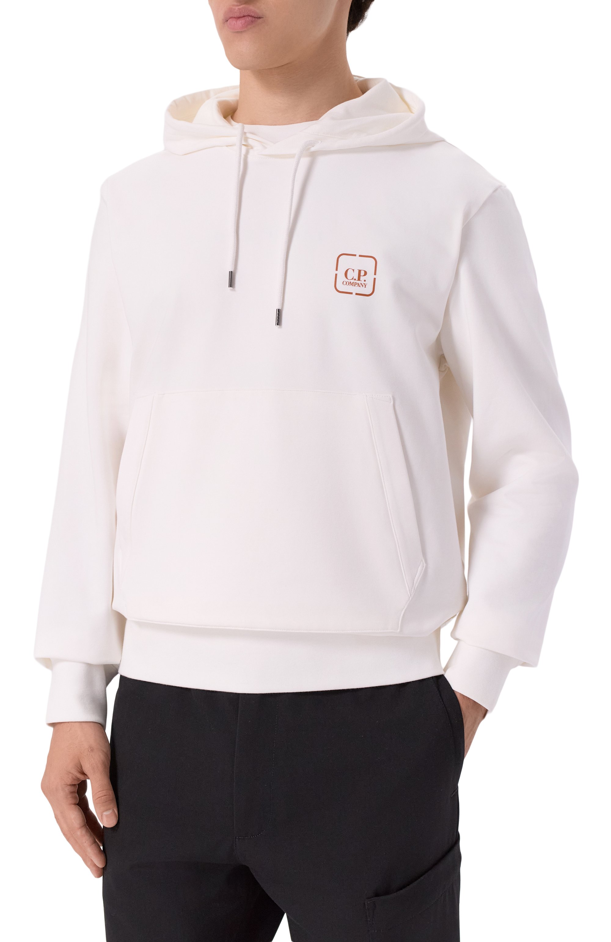 Хлопковое худи C.P. COMPANY, арт. 19CLSS062A006452W, фото 3