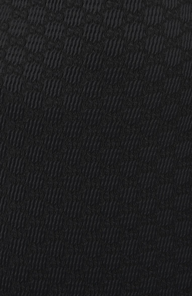 Женская юбка из вискозы GUCCI черного цвета, арт. 771291/ZAPF8 | Фото 5 (Материал внешний: Вискоза; Длина Ж (юбки, платья, шорты): До колена; Стили: Классический)