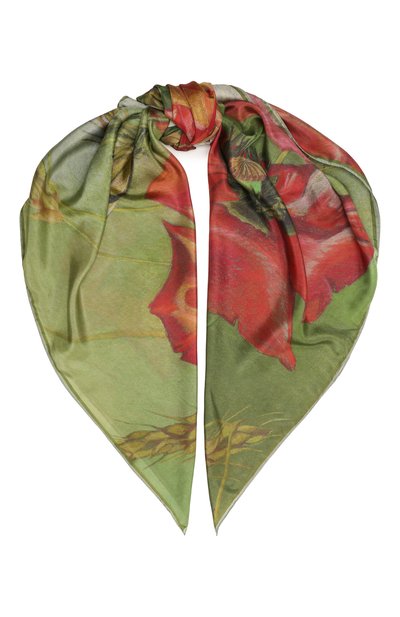 Шелковый платок маки GOURJI, арт. T23POP7R, фото 1