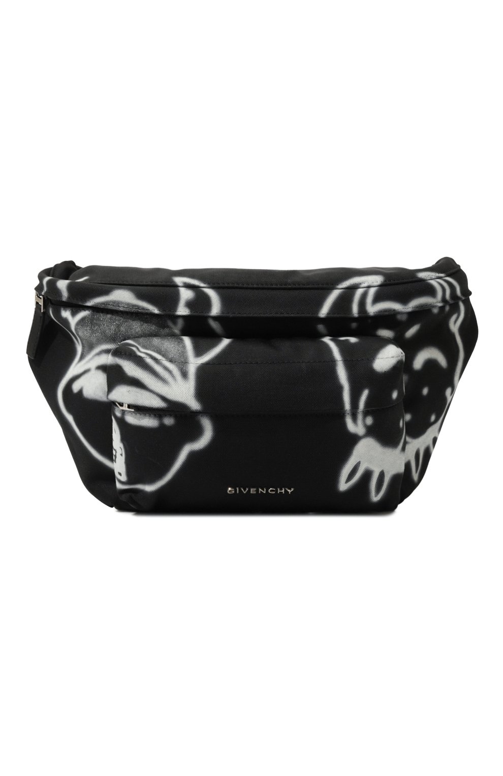 Текстильная поясная сумка givenchy x chito GIVENCHY черно-белого цвета по цене 108500 руб., арт. BKU01Z/K1CW, фото 1 Текстильная поясная сумка givenchy x chito GIVENCHY, арт. BKU01Z/K1CW, фото 1