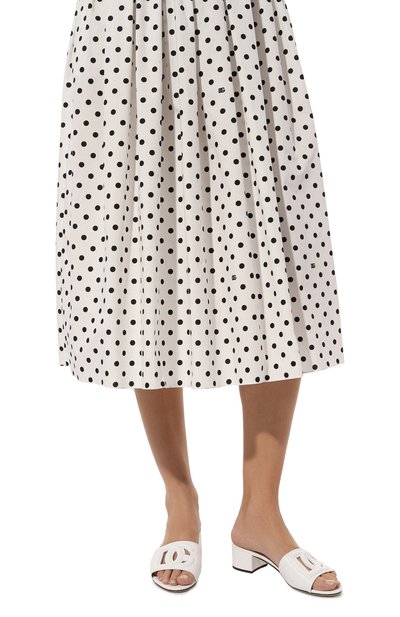 Кожаные мюли bianca DOLCE & GABBANA, арт. CR1755/AY329, фото 3