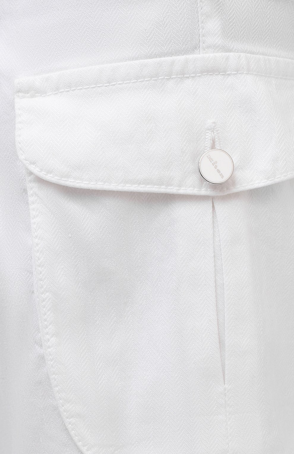 Шорты изо льна и хлопка KITON, арт. UFPPBJ07T44, фото 5