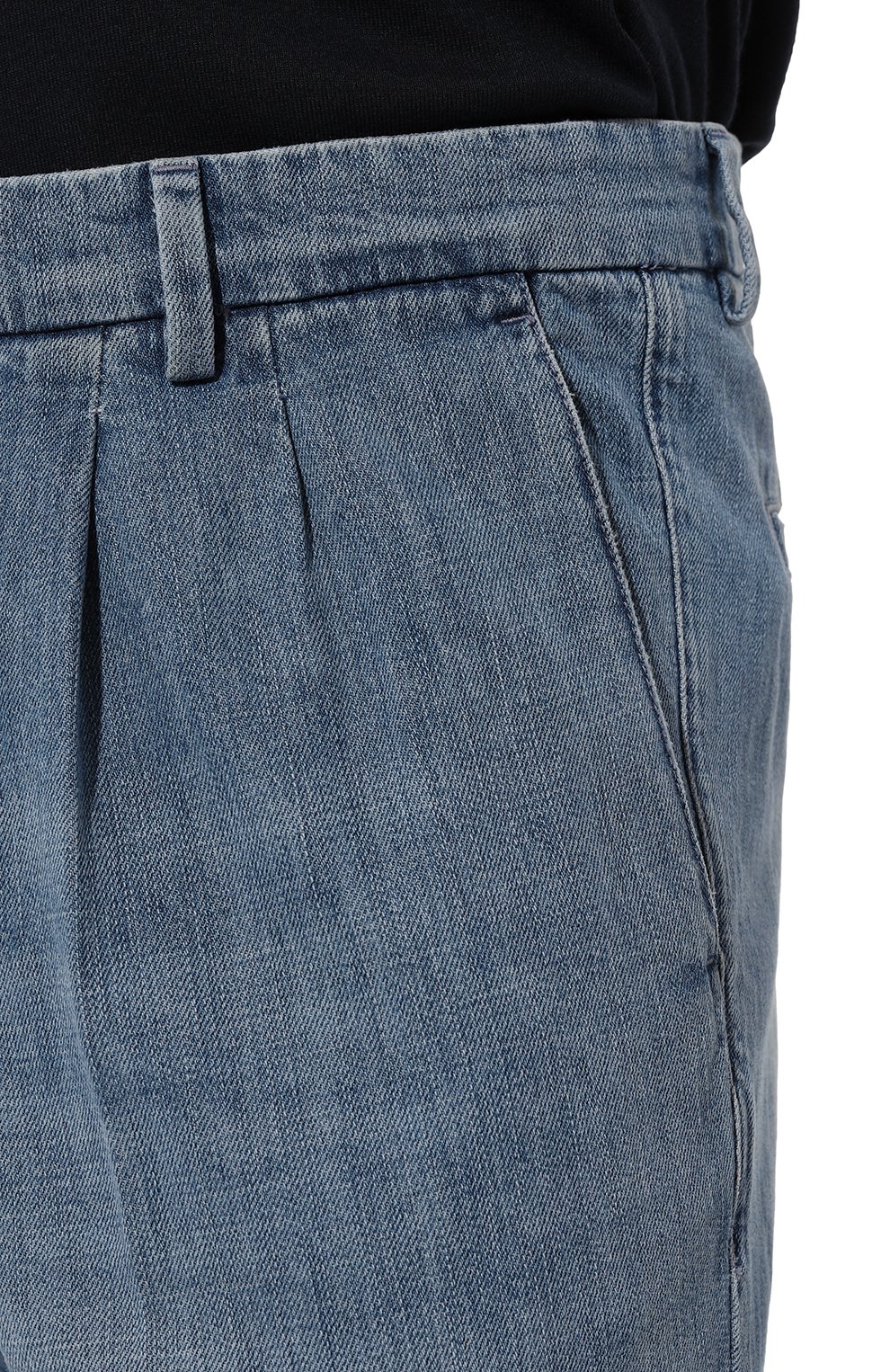 Джинсы leisure fit BRUNELLO CUCINELLI синего цвета по цене 95050 руб., арт. M0Z37B2254, фото 5 Джинсы leisure fit BRUNELLO CUCINELLI, арт. M0Z37B2254, фото 5