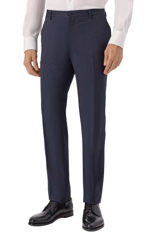 Шерстяной костюм Giorgio Armani 8WGAV001/T02C1 Синий  8WGAV001/T02C1 Фото 4