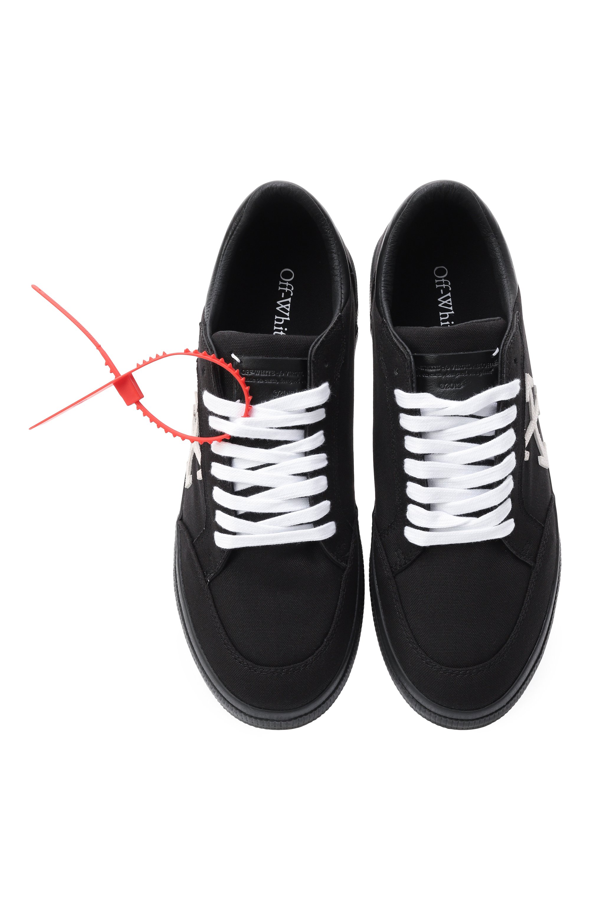 Текстильные кеды new low vulcanized OFF-WHITE, арт. 0MIA293C99FAB002, фото 6