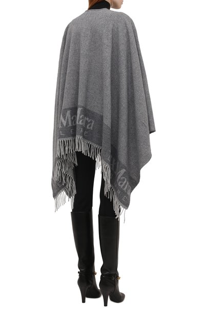Шерстяная накидка WEEKEND MAX MARA, арт. BERMA 37360116, фото 4
