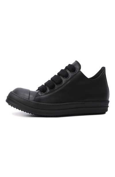 Кожаные кеды jumbolace RICK OWENS, арт. RU01F2893/LC0W2, фото 3
