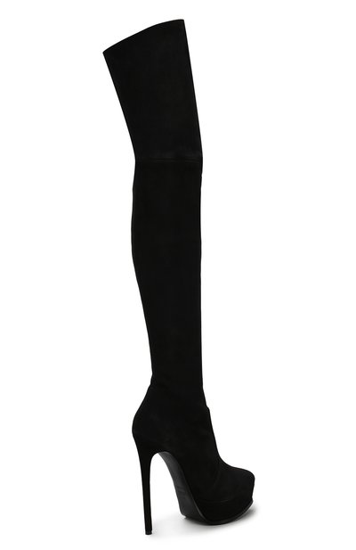 Замшевые ботфорты flora на шпильке и платформе CASADEI, арт. 1T831E140.T045000, фото 4