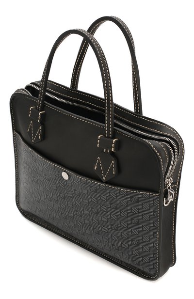 Кожаная сумка для ноутбука MOREAU, арт. SCAPMMIBVBBNSTB, фото 4