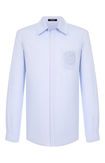 Мужская хлопковая рубашка BALMAIN, арт. FH1HS480/CG19