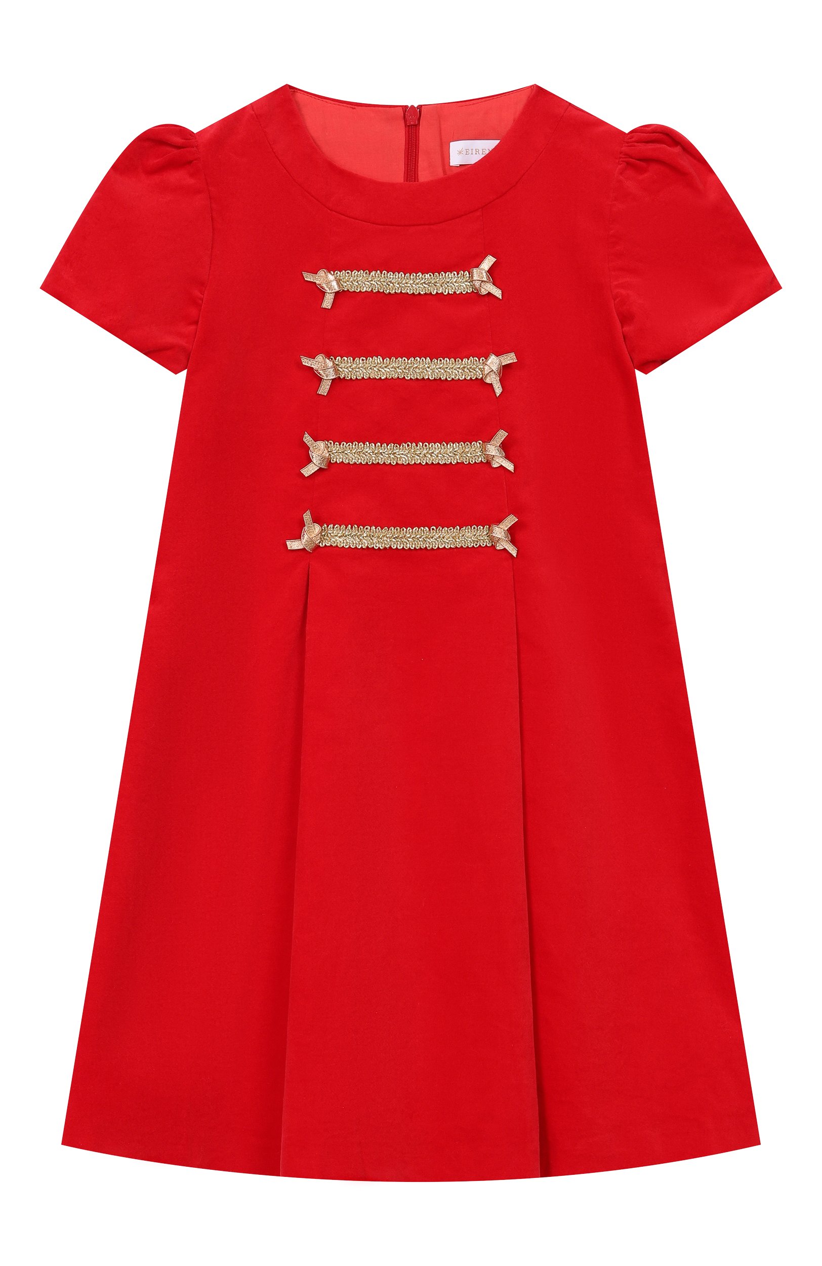Хлопковое платье EIRENE красного цвета по цене 28900 руб., арт. FW26139, фото 1 Хлопковое платье EIRENE, арт. FW26139, фото 1