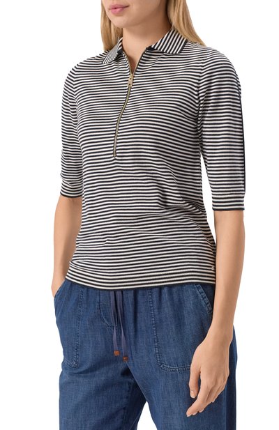 Пуловер из шелка и хлопка LORENA ANTONIAZZI, арт. P25113VM47A/3039, фото 3