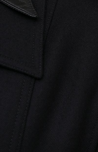 Шерстяное пальто SAINT LAURENT черного цвета по цене 377000 руб., арт. 630496/Y136V, фото 5 Шерстяное пальто SAINT LAURENT, арт. 630496/Y136V, фото 5