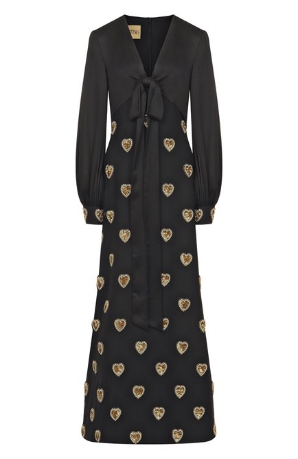 Женское платье из шерсти и шелка VALENTINO, арт. 7B3VDLQ1/1CF