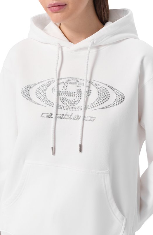Хлопковое худи Casablanca W-SP26-JTP-362-01 Белый  W-SP26-JTP-362-01 Фото 5