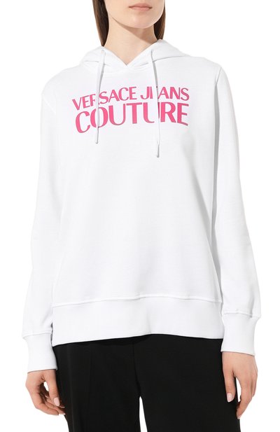 Хлопковое худи VERSACE JEANS COUTURE, арт. 74HAIT03/CF010, фото 3