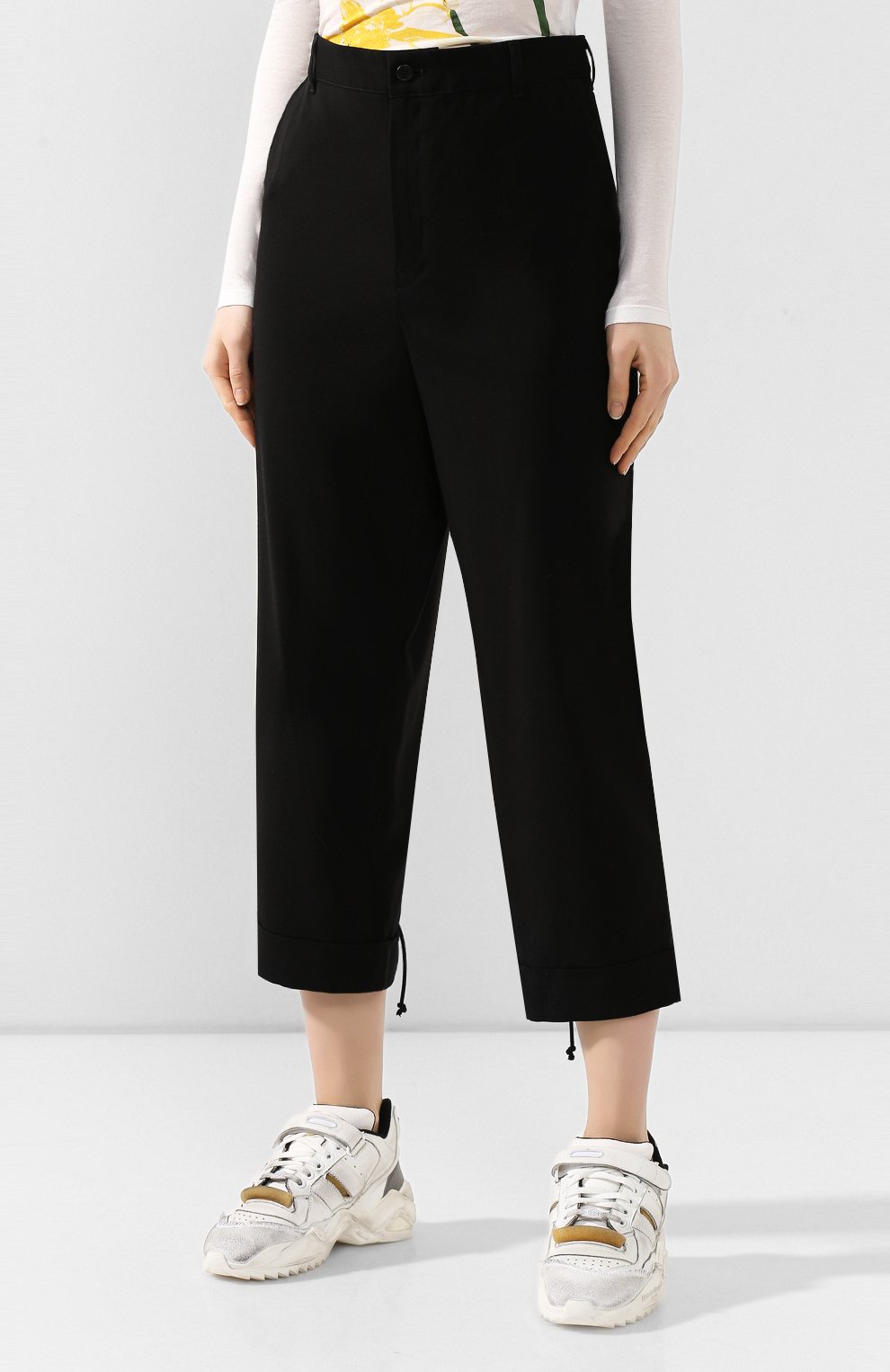 Шерстяные брюки YOHJI YAMAMOTO, арт. FS-P55-101, фото 3
