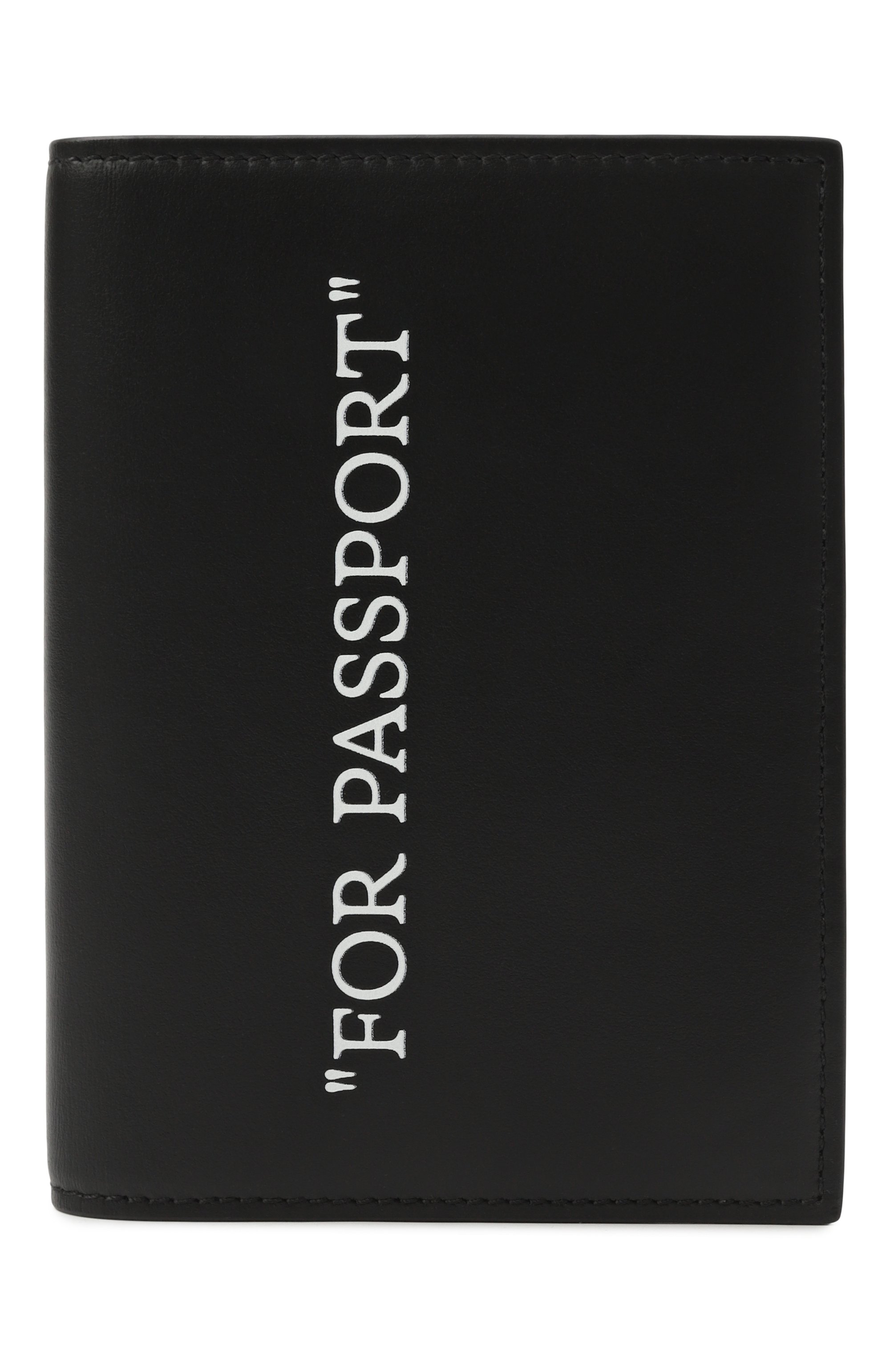 Кожаная обложка для паспорта OFF-WHITE, арт. 0MND090F25LEA001, фото 1