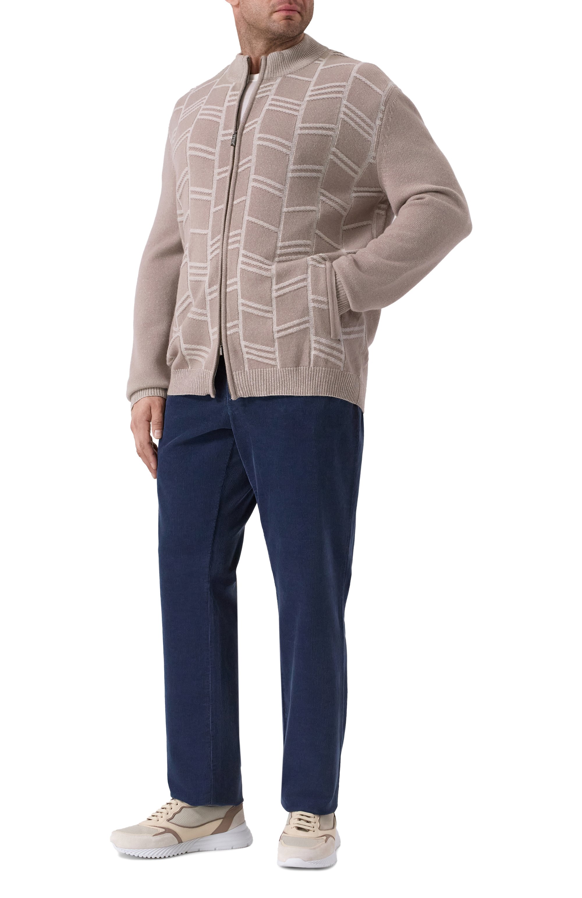 Кардиган из кашемира и шерсти ZILLI, арт. KZMC01M0280VTIL00/62, фото 2