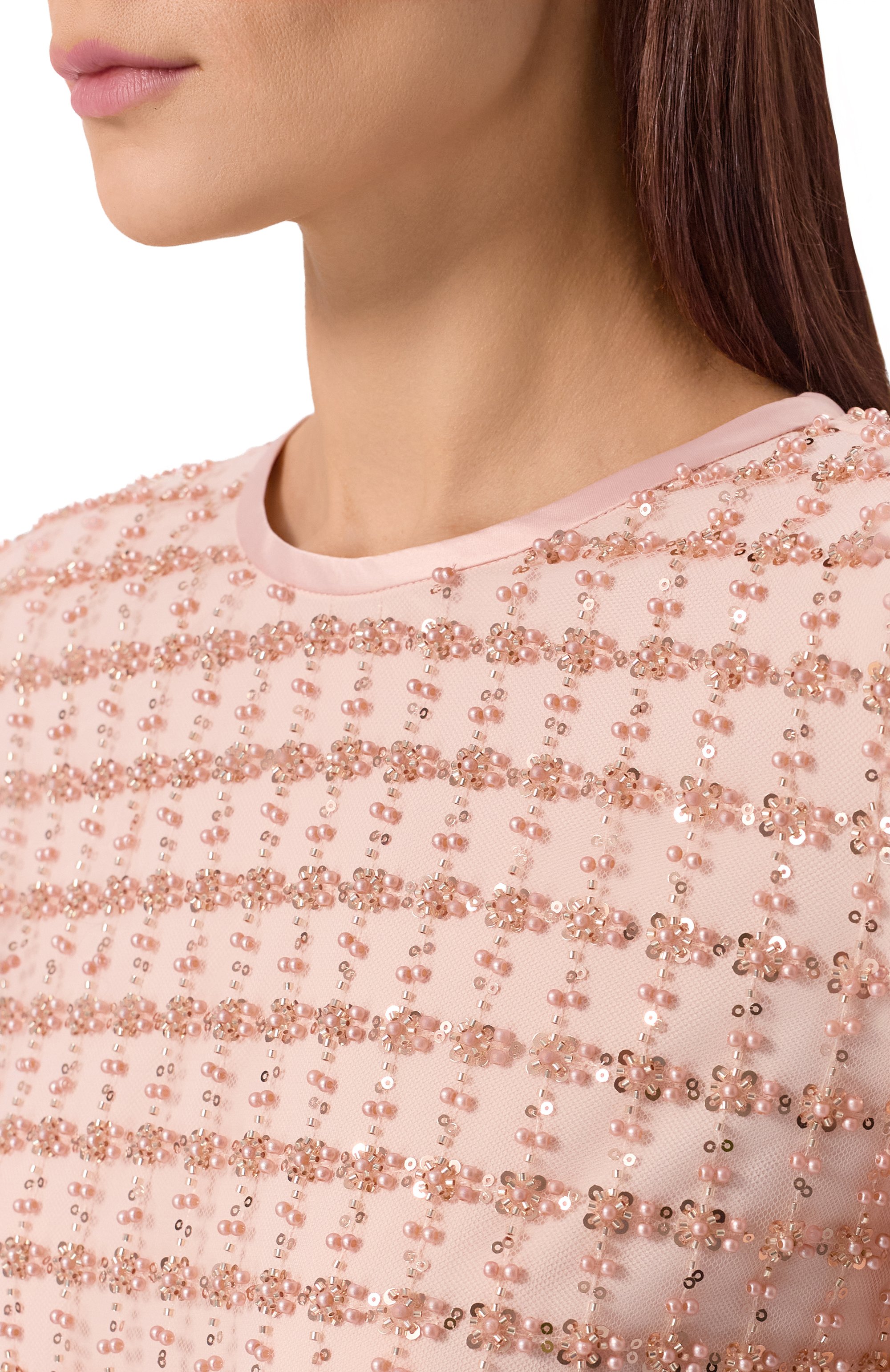 Топ с отделкой бисером EMPORIO ARMANI, арт. EW004098/AF20540, фото 5